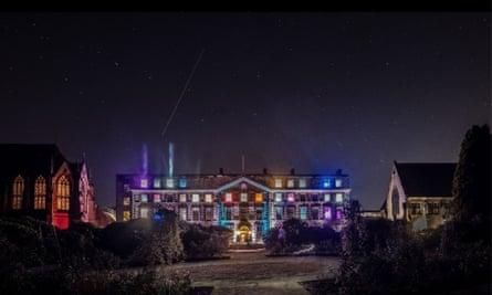 Ushaw - Inside Out Light Exhibition exterior