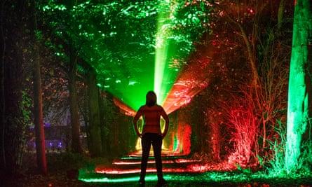 The breathtaking light spectacle at Hopetoun House
